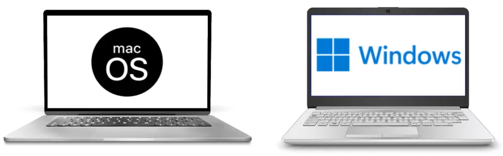 Laptops Mac y Windows